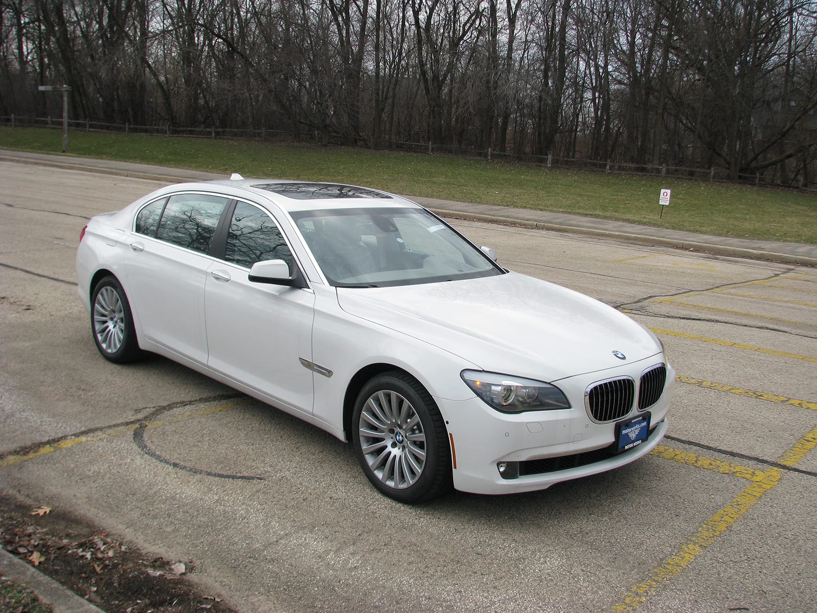 2009 Bmw 750 test drive #7