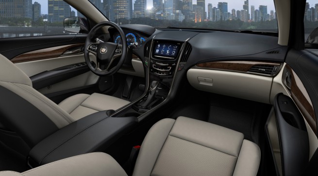 The 2013 Cadillac ATS compact luxury sedan features a driver-focused interior with thoughtfully crafted materials and the intuitively integrated CUE technology, a comprehensive in-vehicle experience that merges intuitive design with auto industry-first controls and commands for information and entertainment data. There are also seven interior color and trim combinations, complementing the dynamic exterior design elements and supporting the ATSâ fun-to-drive attitude. Cadillac ATS – GMs BMW 3 Series Fighter