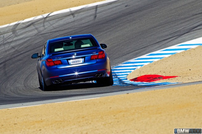 Laguna Seca: 2013 ALPINA B7 on the track