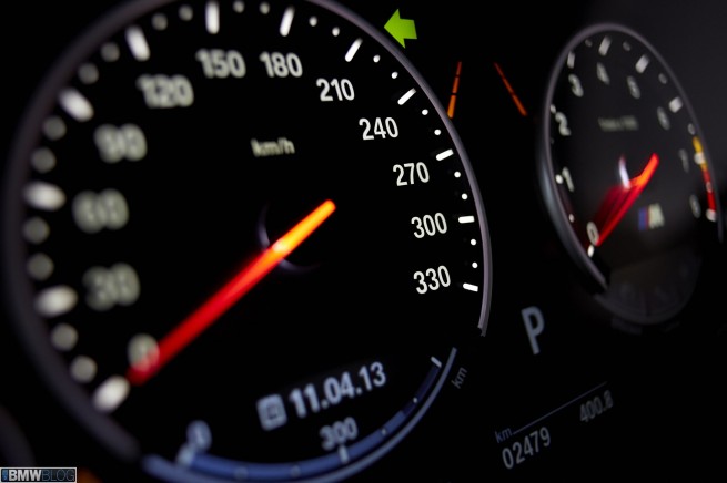 Video: BMW M6 Gran Coupe accelerates to 300 km/h