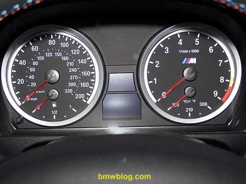 BMW E92 M3 Gauges