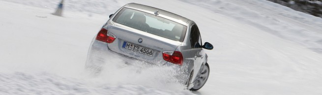 330i drift through snow