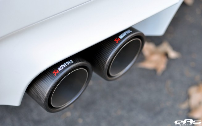 8370971739_bf8cdf5690 Frozen White BMW F10 M5 Akrapovic Evolution Exhaust 22