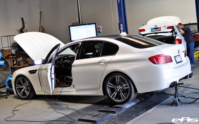 8370972807_d78493a4db Frozen White BMW F10 M5 Akrapovic Evolution Exhaust 15