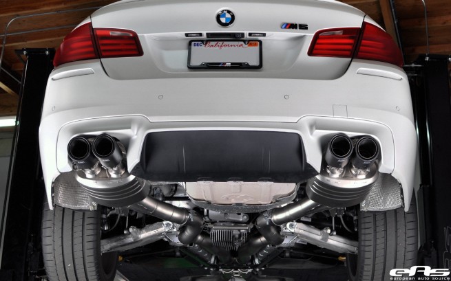 8370973867_2d2689028b Frozen White BMW F10 M5 Akrapovic Evolution Exhaust 08