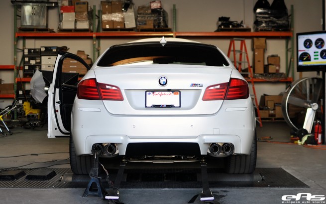 8372042660_1d4013e759 Frozen White BMW F10 M5 Akrapovic Evolution Exhaust 17