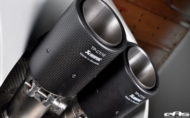 8372043990_80ee1110ef Frozen White BMW F10 M5 Akrapovic Evolution Exhaust 09
