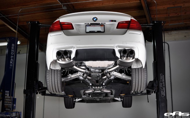 8372044430_a1a7db2823 Frozen White BMW F10 M5 Akrapovic Evolution Exhaust 06