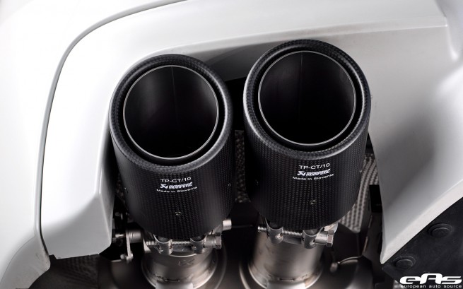 8372044590_3aa17ce986 Frozen White BMW F10 M5 Akrapovic Evolution Exhaust 05