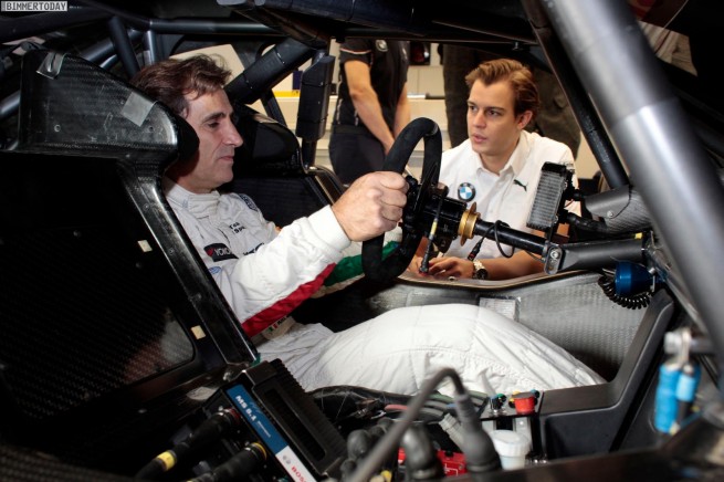 Alessandro Zanardi gets to drive a BMW M3 DTM