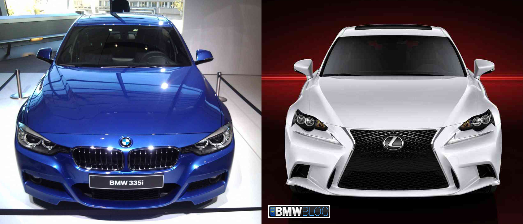 Lexus isf vs bmw 335i #6