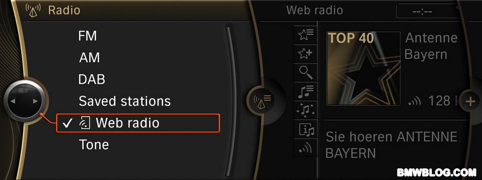 What is bmw apps interface #6