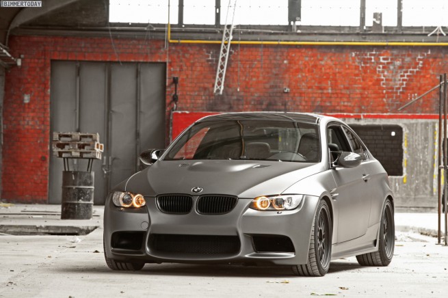 BMW E92 M3 in Matte Space Gray