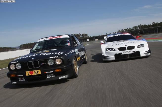 DTM champions Spengler and Ravaglia: E92 M3 DTM vs E30 M3