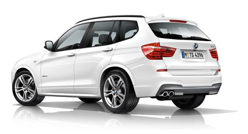 BMWX3F25MSportpaket02 Ergonomically shaped sports seats provide side 