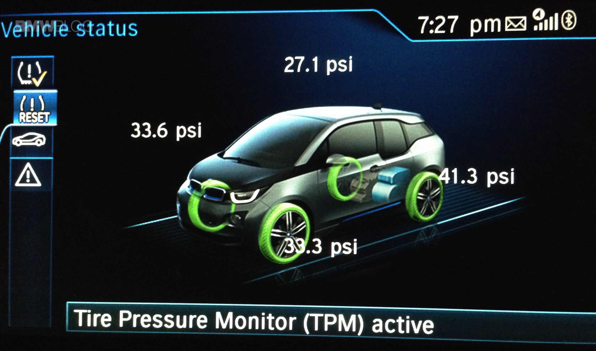 What tires come standard on bmw #3