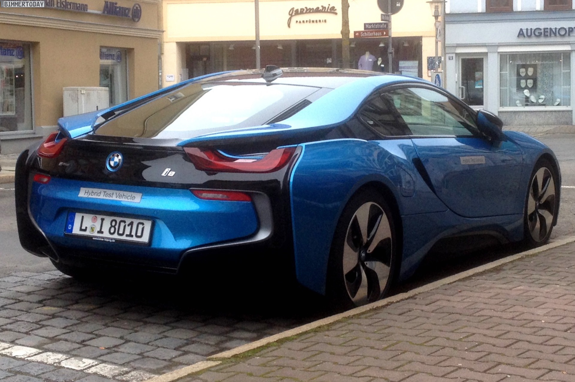 Electric blue color bmw #4