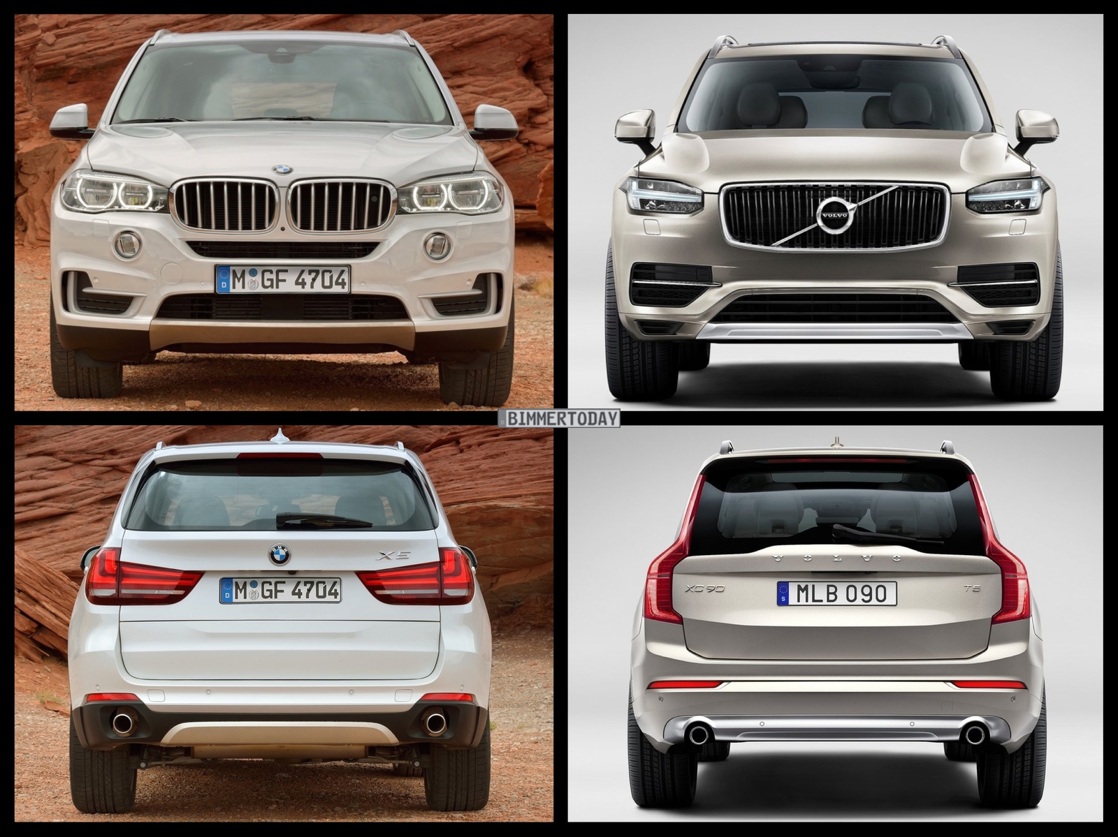 Bmw x5 vs volvo xc90 safety #6