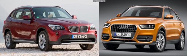 Bildvergleich-Audi-Q3-BMW-X1-Front2