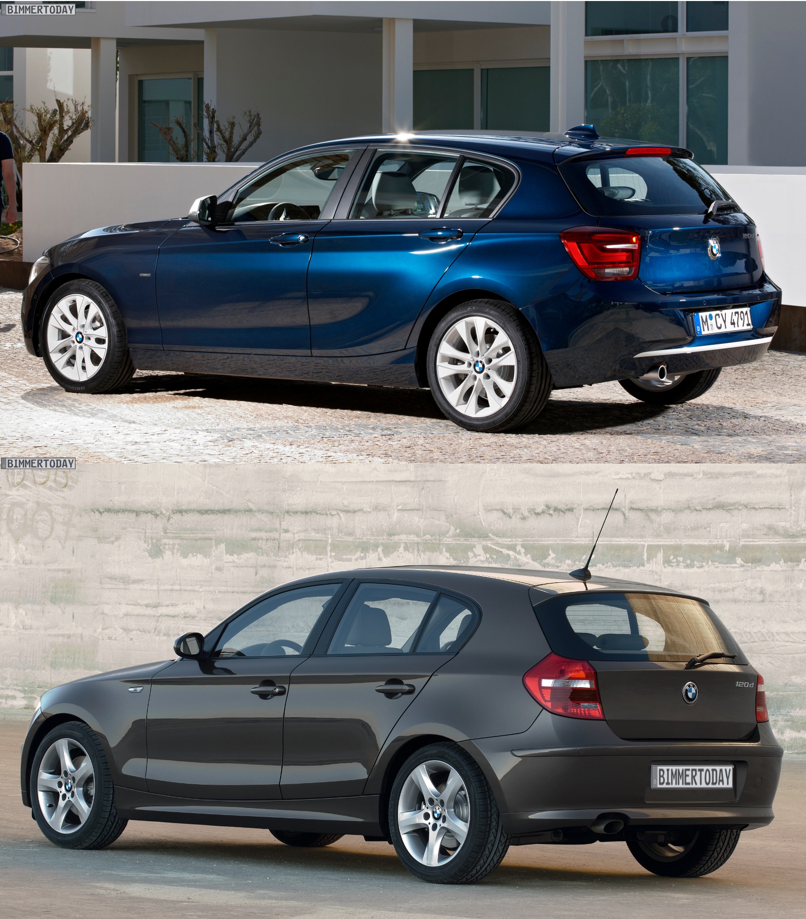 Bildvergleich-BMW-1er-F20-vs-E87-LCI-Heck-schraeg.jpg