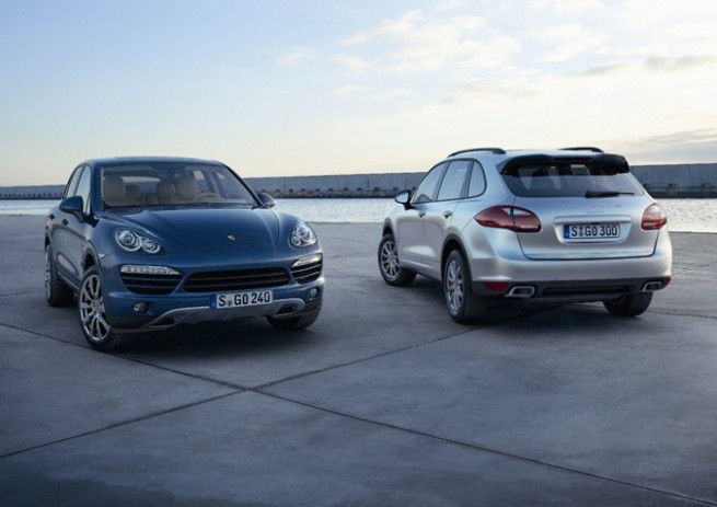 Cayenne Diesel front and rear