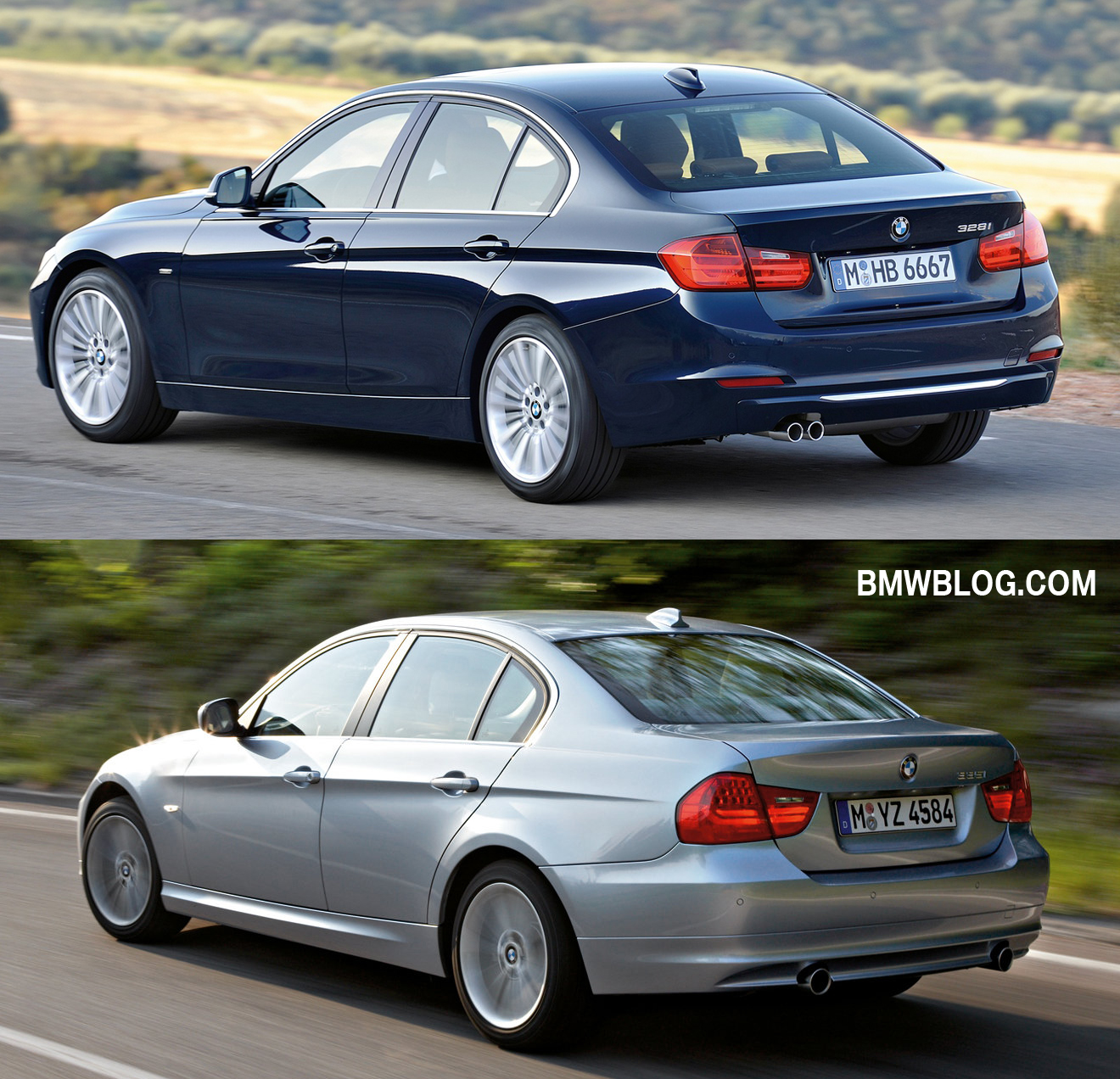 Bmw 3 series e90 vs f30