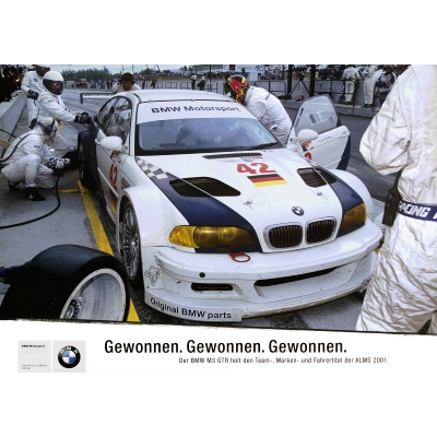 But the advanced BMW M3 GTR also caused a sensation in Europe