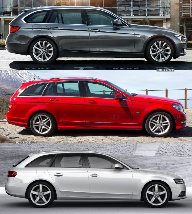 a-BMW-3er-Touring-F31-Bild-Vergleich-Audi-A4-Avant-Mercedes-C-Klasse-T-Modell-2
