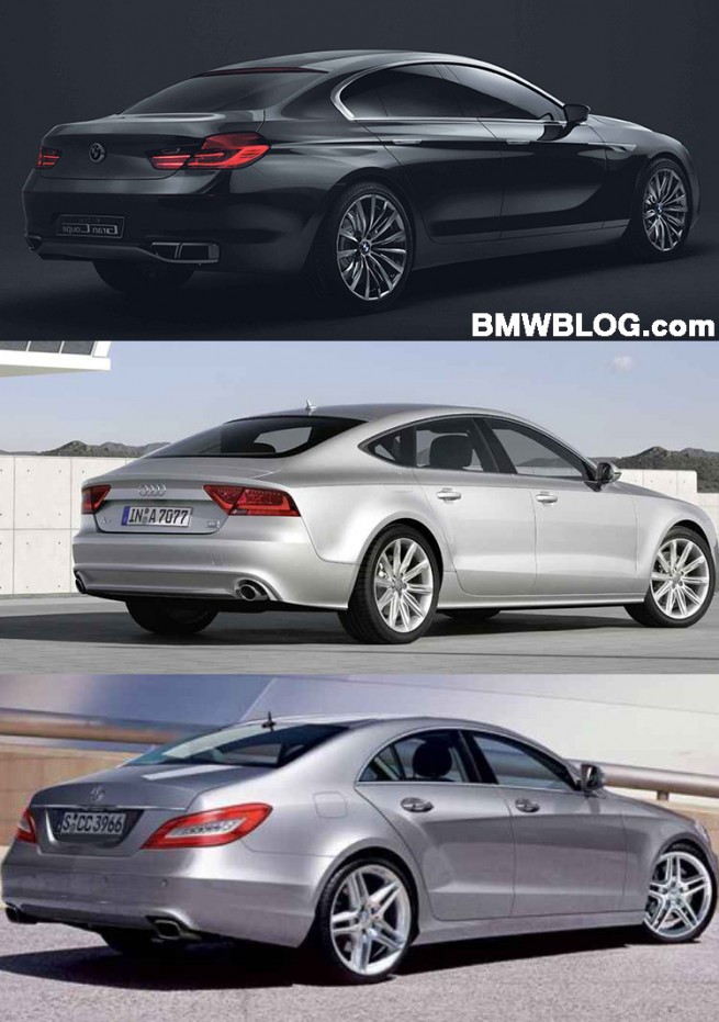 Nice photo comparison here of the MercedesBenz CLS and the new Audi A7 