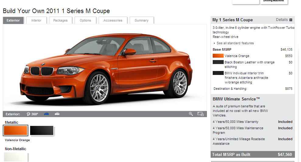 Bmw configurator european delivery #2