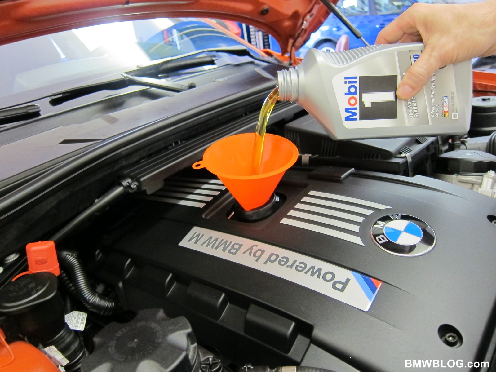 How to change your oil in a BMW 1M