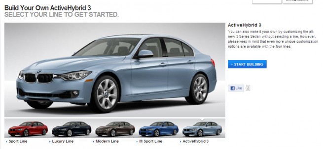 bmw-activehybrid-3 New BMW 3 Series xDrive, ActiveHybrid 3, M Sport Package configurator is live