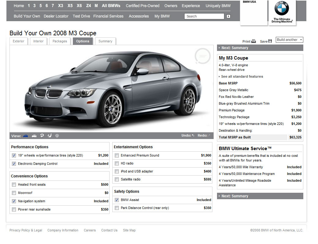 Bmw m3 sedan canada price