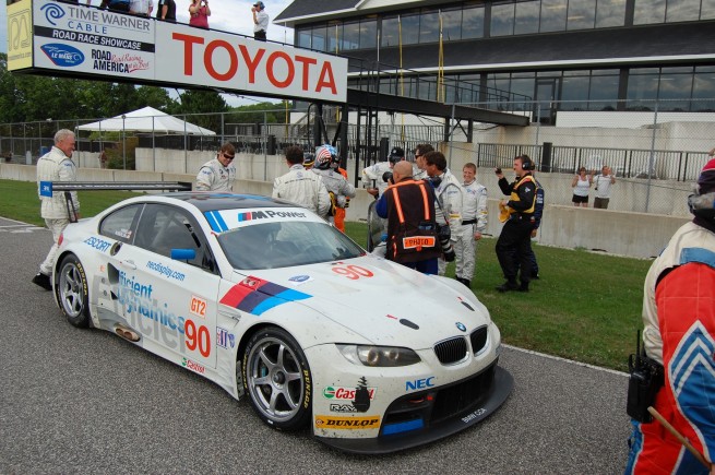bmw-m3-gt2-road-america-7 BMW Rahal Letterman Wins ALMS GT2 at Road America