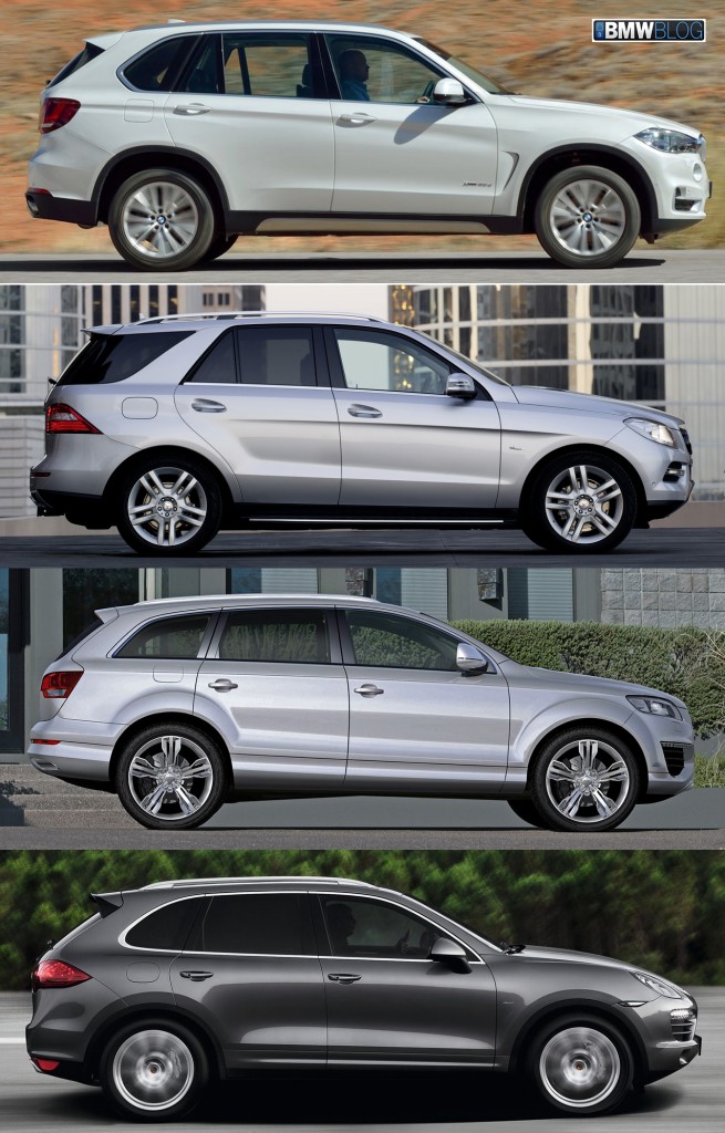... : New BMW X5 vs. Mercedes-Benz ML vs. Audi Q7 vs. Porsche Cayenne