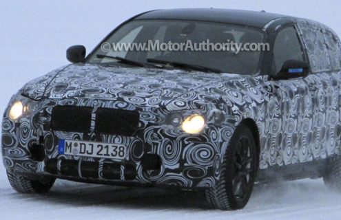 Spy Shots: 2012 BMW 1-Series Hatchback in winter testing