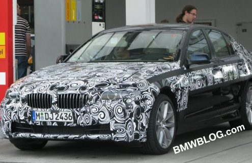 Spied: 2011 BMW 5 Series showing more "skin"