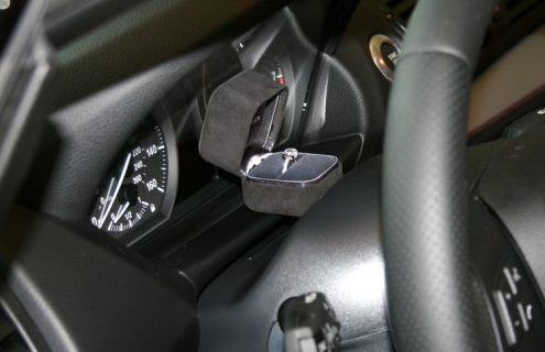 Marriage proposal in a BMW 135i