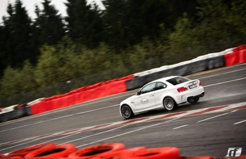 BMW 1M Alpine White at Spa Francorchamps