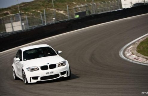 BMW 1M on the Zandvoort track