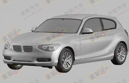 F21 BMW 1 Serie 3-door patent drawings