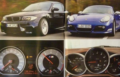 AutoBild: BMW 1M vs. Porsche Cayman R