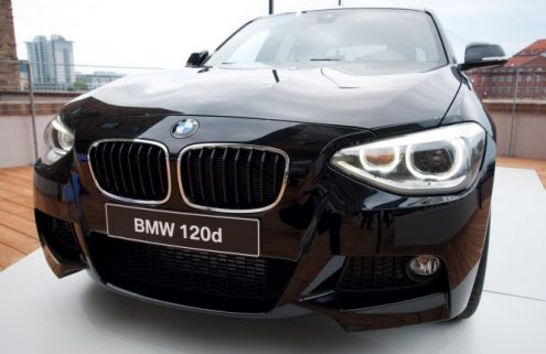 First Live Photos – 2012 BMW 1 Series in Black