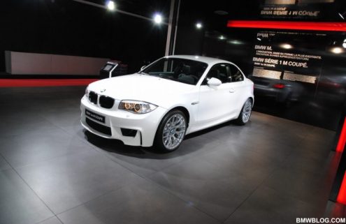 2011 Geneva: BMW 1M in Alpine White