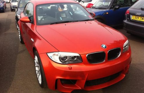 UK customer takes delivery of BMW 1M Valencia Orange