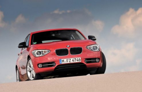 On Location Photos: New BMW 1 Series in Crimson Red