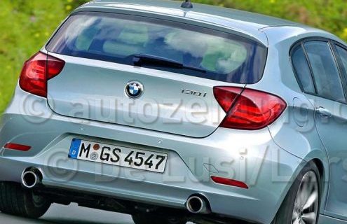 Rendering: 2012 BMW 1 Series rear-end design