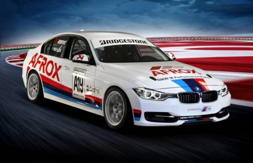 BMW SA shows off a F30 335i race car