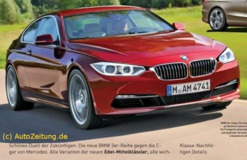 Rendering: 2013 BMW 4 Series Coupe
