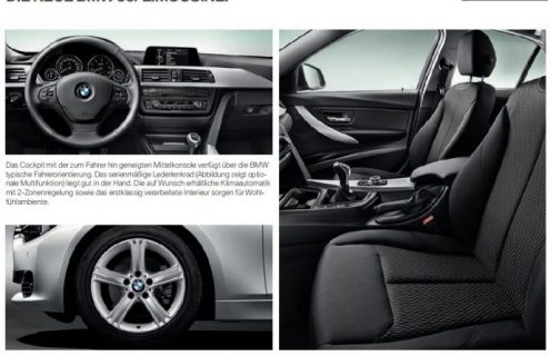Download: Complete catalog for New BMW 3 Series Sedan